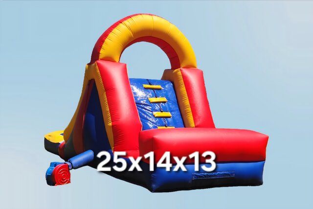 25ft x 14ft x 13ft Water Pool Slide