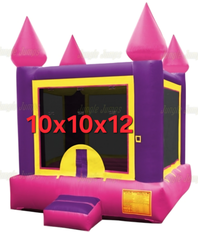 10ft x 10ft Dry Pink Bounce House