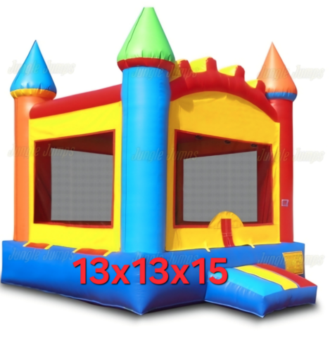 13ft x 13ft Dry Multi-Color Bounce House
