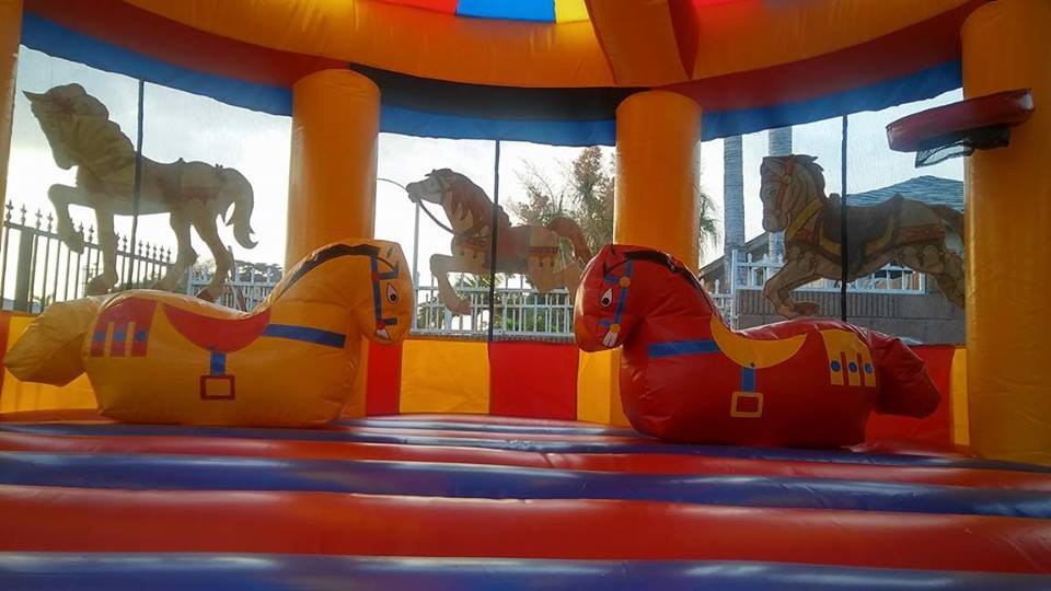 Carousel Jumper Rental Los Angeles | Carnival Theme Bounce House