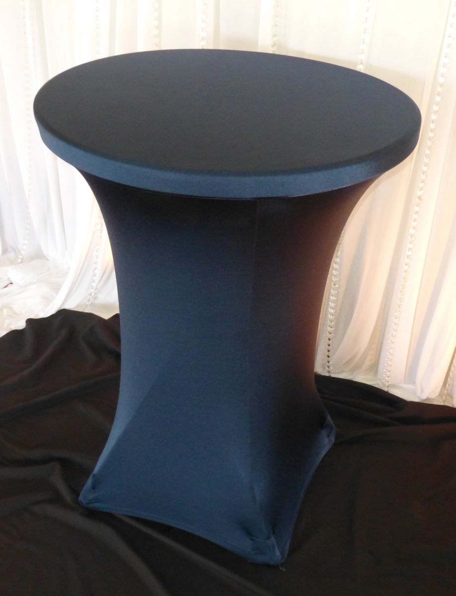 Cocktail Spandex Table Covers Rentals Los Angeles