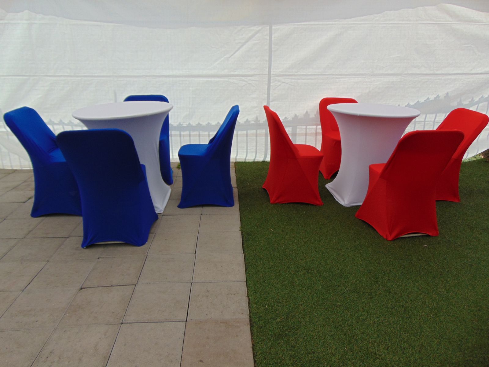 Spandex Cocktail Table Covers Rental Los Angeles