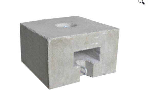 350 lb cement block