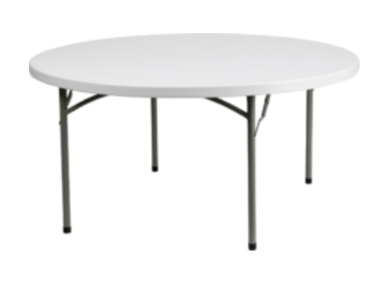 60in Round Table (With Umbrella Hole)