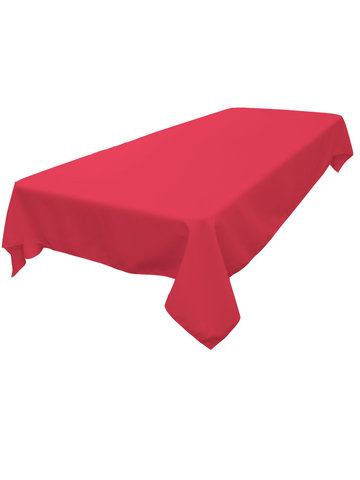 Hot Pink Polyester 60x120in Rectangle Tablecloth 