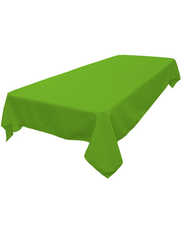 Lime Green Polyester 60x120in Rectangle Tablecloth