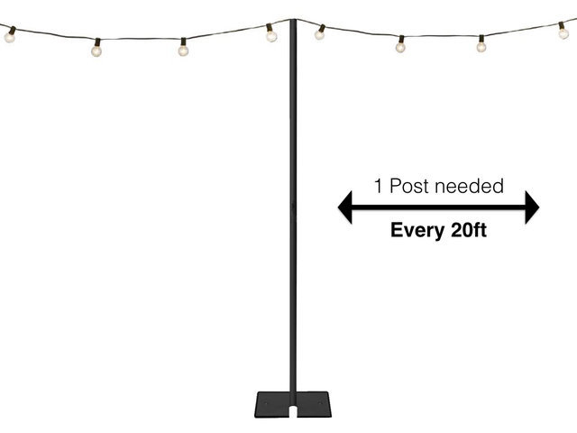 String Light Post 