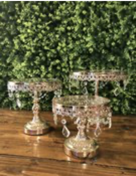 Gold Cake Stand Set of 3