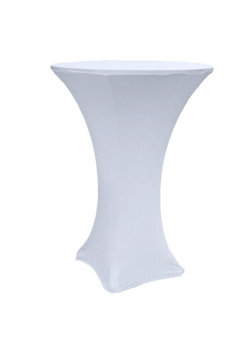 Dusty Blue Spandex Cocktail Table Cover 30