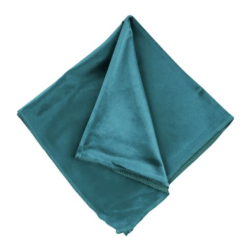 teal velvet napkin