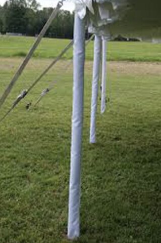 pole coverings for 30x150 tent