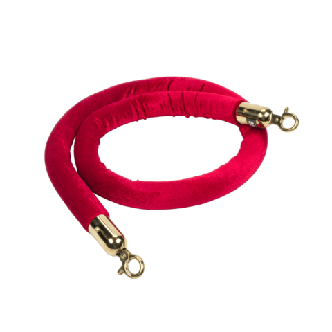 5' Red Stanchion Rope