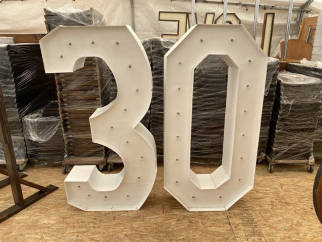 5' Marquee Number 5ft (each)