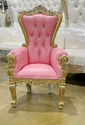 Pink and Gold Kids Throne