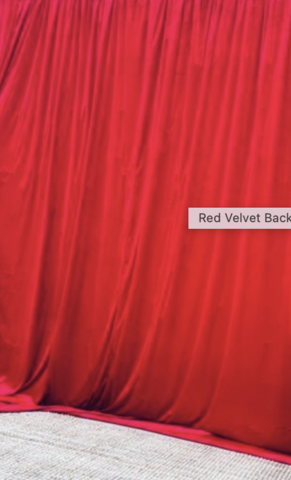 Red Velvet Backdrop 
