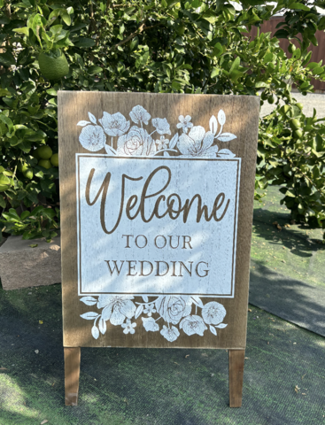 Welcome To Our Wedding Sign