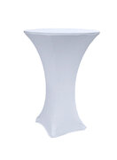 Dusty Blue Spandex Cocktail Table Cover 30