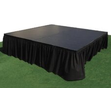 12x12 stage with skirt 