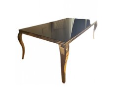 black mirrortop table