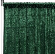 8x10 emerald green velvet pipe and drape