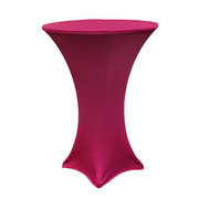 Fuchsia Spandex 30in Cocktail Table Cover