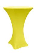 Yellow Spandex 30in Cocktail Table Cover