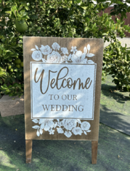 Welcome To Our Wedding Sign