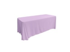 Lavender rectangular Floor Table for 6ft Table