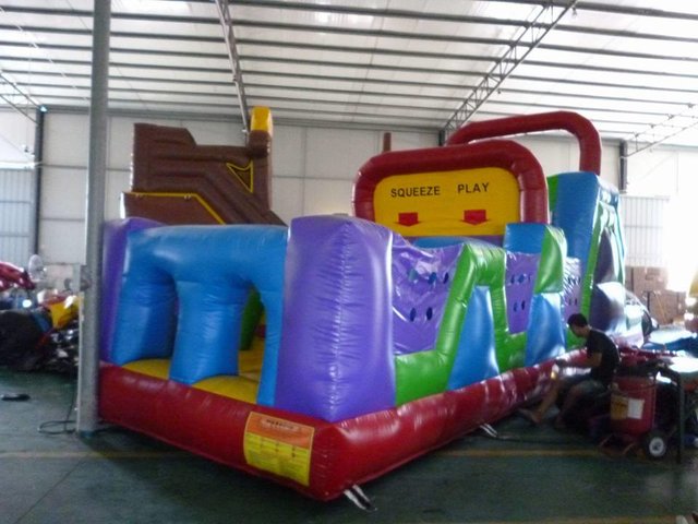 34ft Obstacle Course with slide