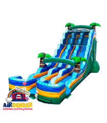 24ft Green Hurricane Dual Lane (WET) (Coming Soon 2026)