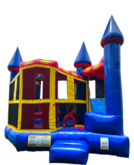 5 in 1 Bouncy Castle Combo with Slide (WET)