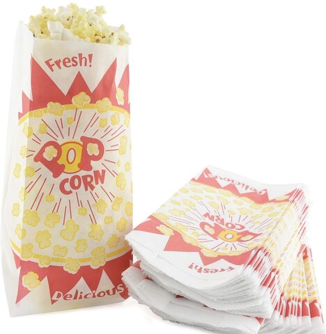 12 Extra popcorn bags 