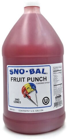 Fruit Punch Sno-Cone Syrup (64oz)