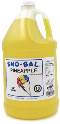 Pineapple Sno-Cone Syrup (64oz)