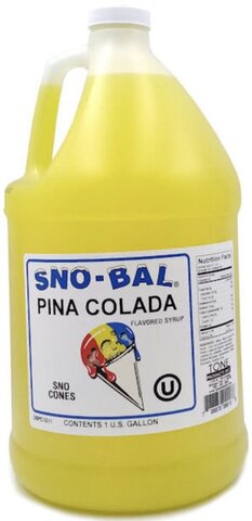 Pina Colada Sno-Cone Syrup (64oz)