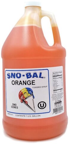 Orange Sno-Cone Syrup (64oz)