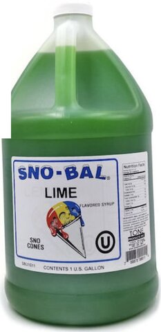 Lime Sno-Cone Syrup (64oz)