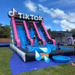 (Wet) Tik Tok Water Slide