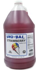 Strawberry Sno-Cone Syrup (64oz)