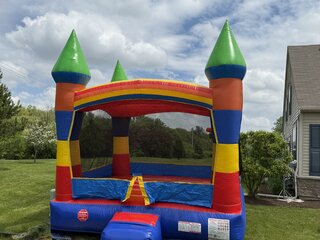 Rainbow Bounce House