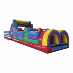 Colorful Slide Obstacle Course