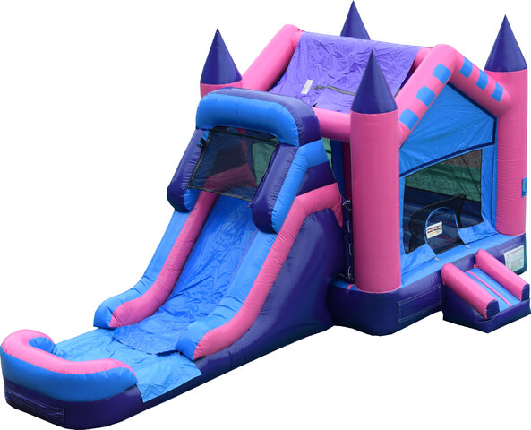 Fairy Tale Combo Bounce House and Slide (Wet or Dry)