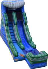 16' Wave Single Lane Slide (Wet or Dry)