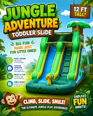 Jungle Adventure Toddler Slide