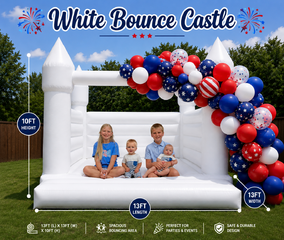 White Bounce Castle 