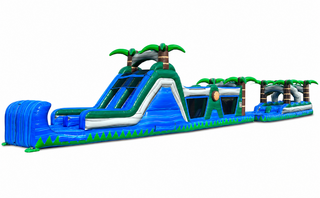 Blue Rush Obstacle Course + Slip N’ Slide 