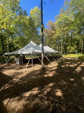 30' x 30' White Pole Tent (includes set up)