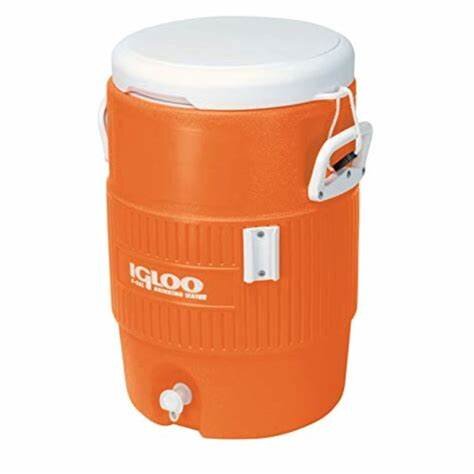 5 Gallon Orange Drink Cooler