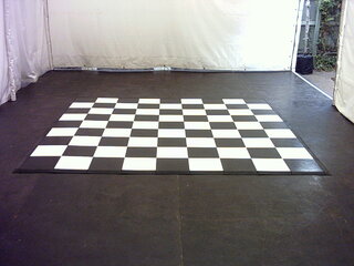 12' x 12' Black & White Dance Floor