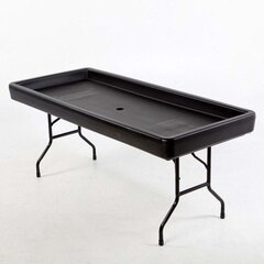 6ft Fill and Chill Table Black